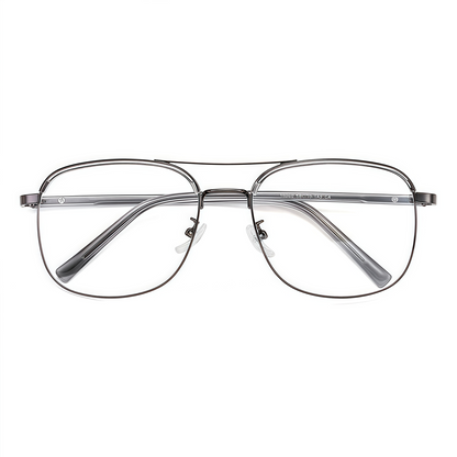 150mm Wide Square Metal Frame for Men with Big Head 
