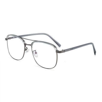 150mm Wide Square Metal Frame for Men with Big Head 