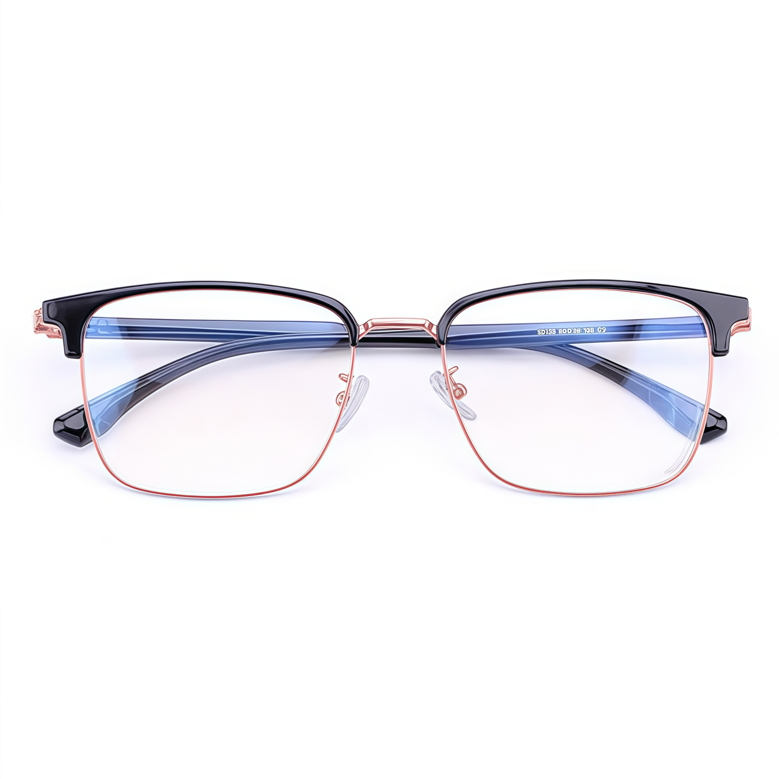 162mm Wide Frame BrowlineSquare Eyeglasses for Men with Big Head 
