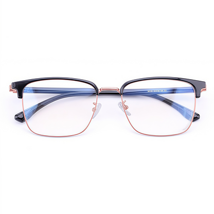 162mm Wide Frame BrowlineSquare Eyeglasses for Men with Big Head 