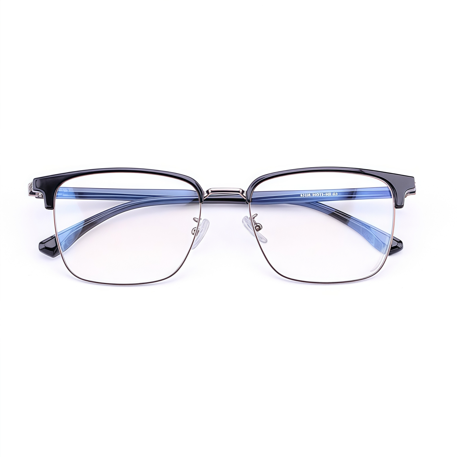 162mm Wide Frame BrowlineSquare Eyeglasses for Men with Big Head 