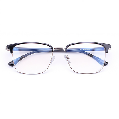 162mm Wide Frame BrowlineSquare Eyeglasses for Men with Big Head 