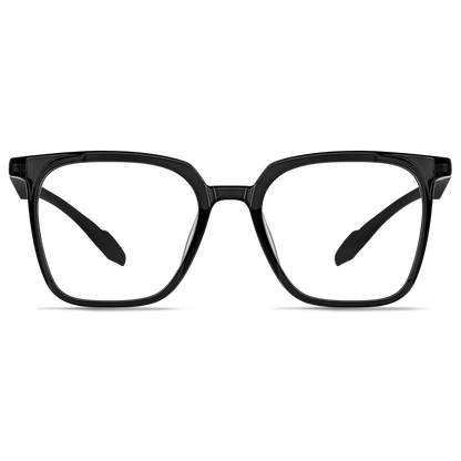 154mm Wide Frame Square Eyeglasses for Reading & Working 