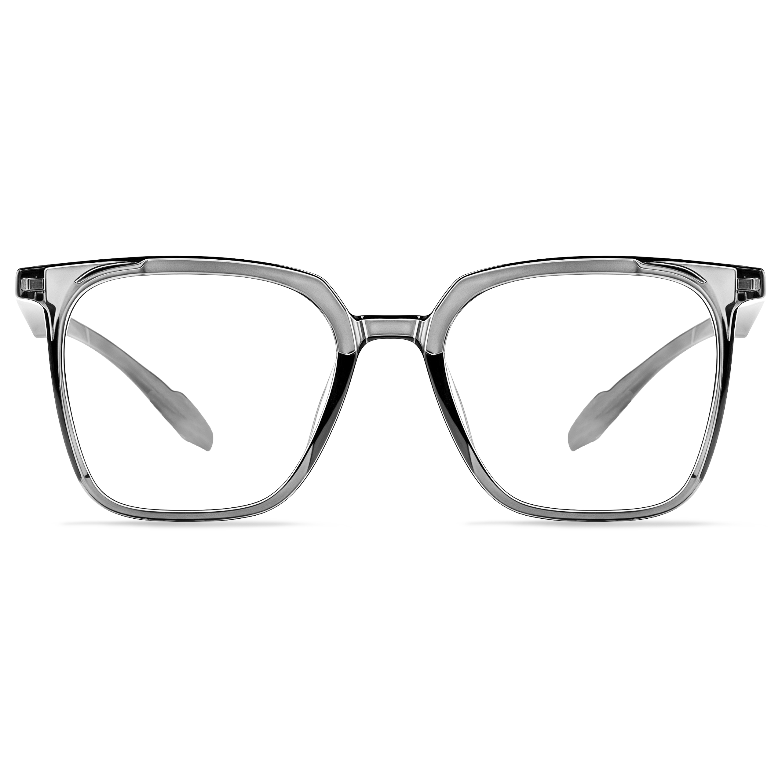 154mm Wide Frame Square Eyeglasses for Reading & Working 