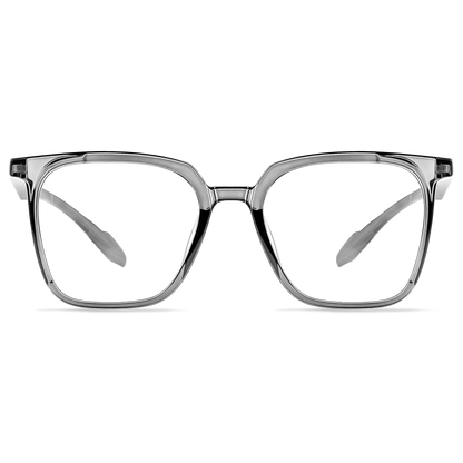 154mm Wide Frame Square Eyeglasses for Reading & Working 