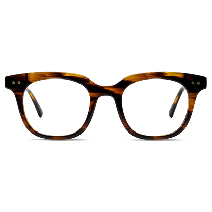 145mm Wide Frame Square Eyeglasses for Men with Big Head 
