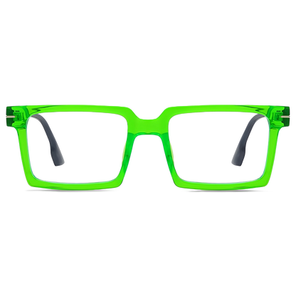 148mm Wide Frame Square Eyeglasses for Men with Big Head 