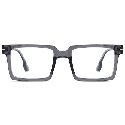 148mm Wide Frame Square Eyeglasses for Men with Big Head 