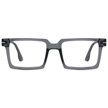 148mm Wide Frame Square Eyeglasses for Men with Big Head 