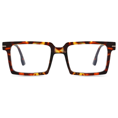 148mm Wide Frame Square Eyeglasses for Men with Big Head 