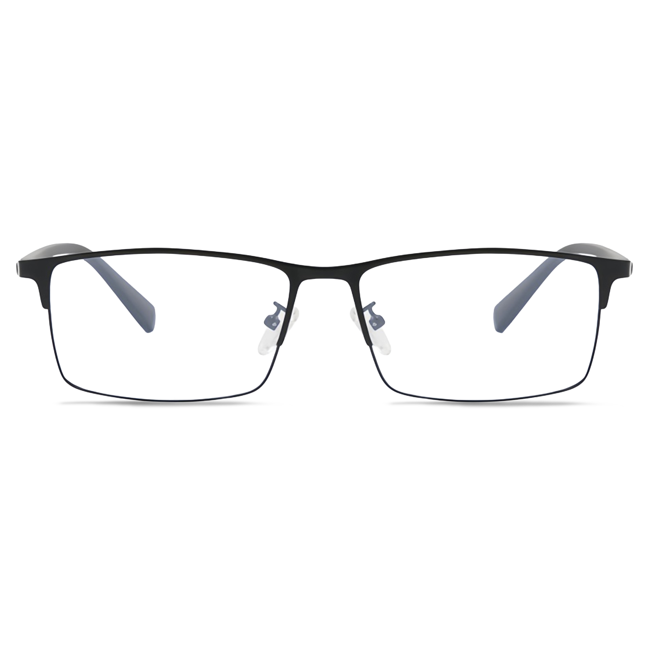 155mm Wide Frame Rectangle Eyeglasses for Men with Big Head 