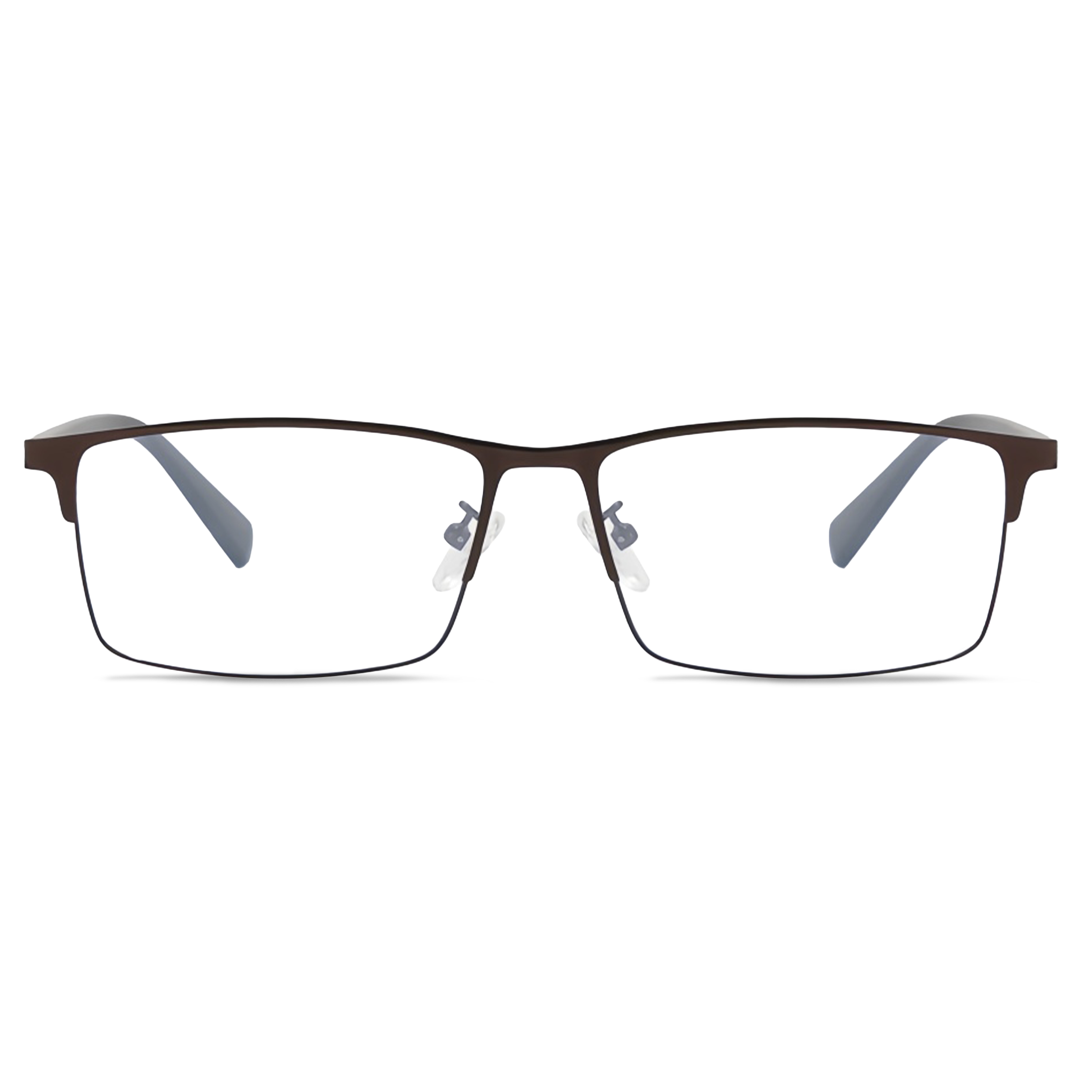 155mm Wide Frame Rectangle Eyeglasses for Men with Big Head 