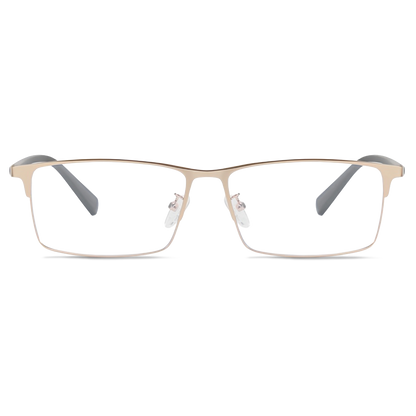 155mm Wide Frame Rectangle Eyeglasses for Men with Big Head 
