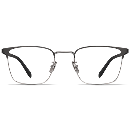 148mm Wide Frame Rectangle Eyeglasses for Men with Big Head 