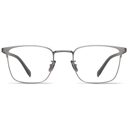 148mm Wide Frame Rectangle Eyeglasses for Men with Big Head 