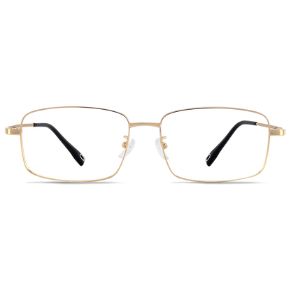 156mm Wide Frame Rectangle Eyeglasses for Men with Big Head  