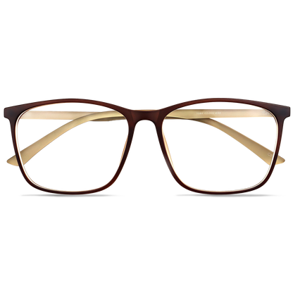 155mm Wide Frame Square Eyeglasses for Reading & Working 