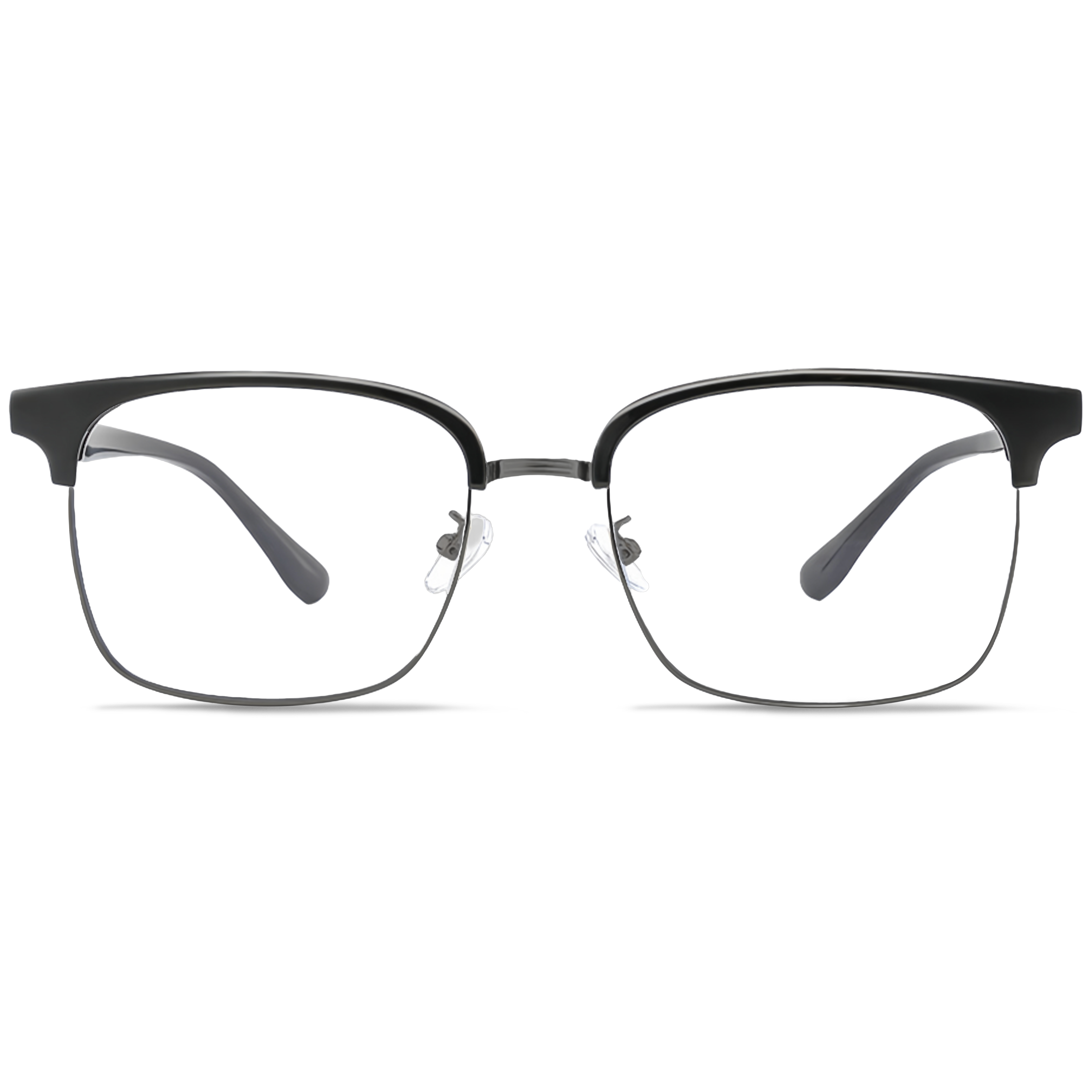 157mm Wide Frame Browline Eyeglasses for Men with Big Head 