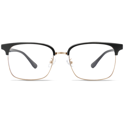 157mm Wide Frame Browline Eyeglasses for Men with Big Head 