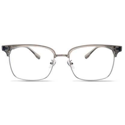 157mm Wide Frame Browline Eyeglasses for Men with Big Head 