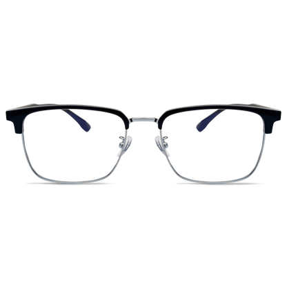 162mm Wide Frame BrowlineSquare Eyeglasses for Men with Big Head 