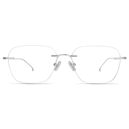 155mm Wide Square β Titanium Frame for Men with Big Head  