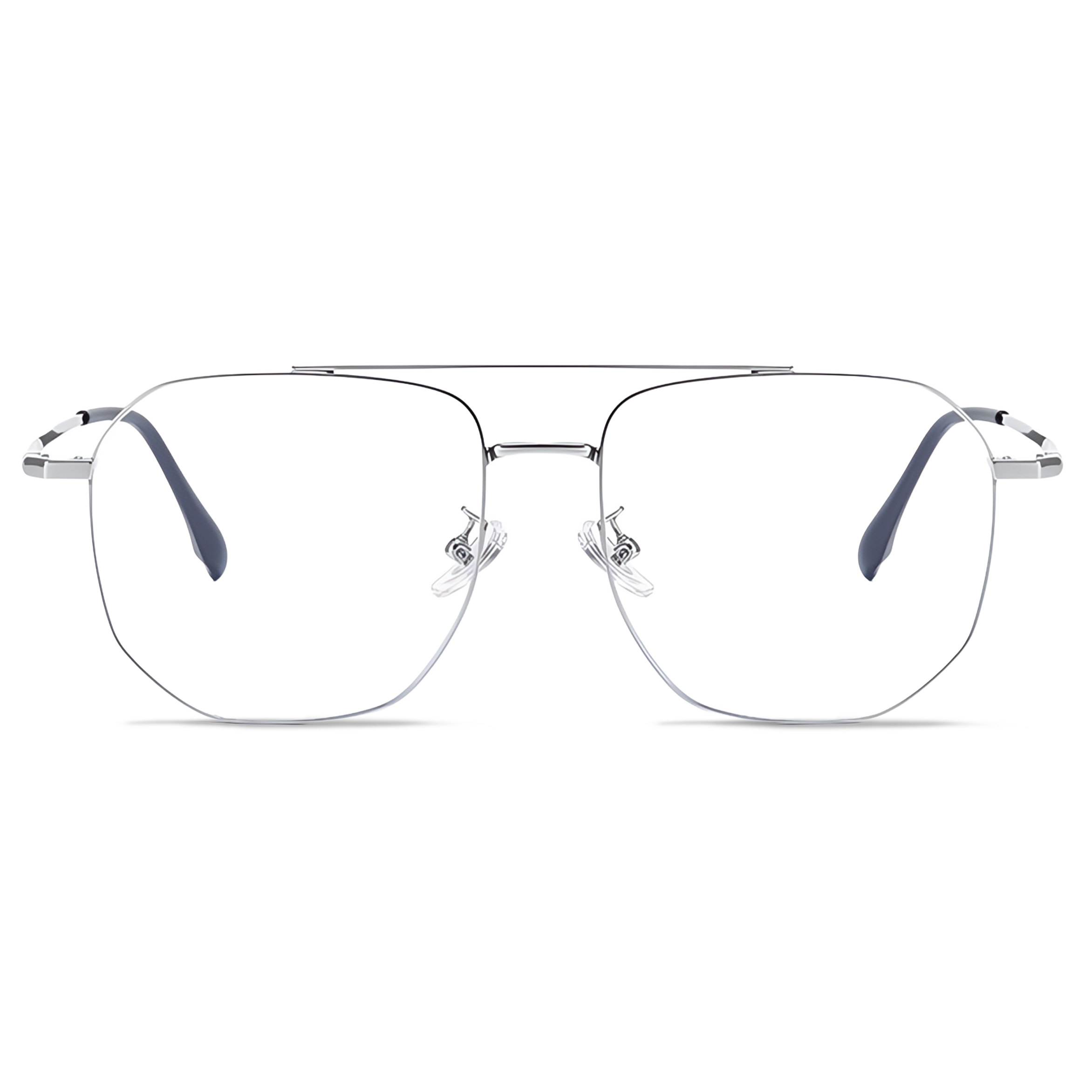 153mm Wide Gold Frame Glasses for Men 